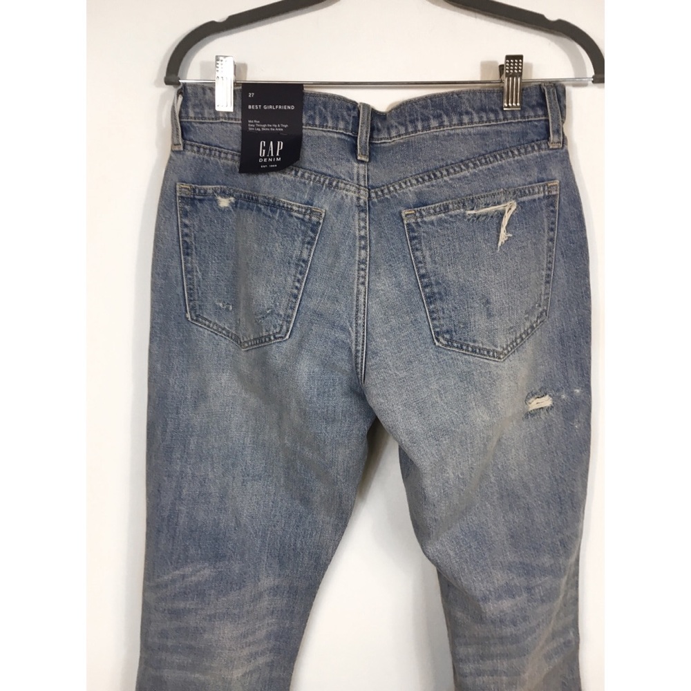 NWT GAP distressed jeans size 27 - Picture 4 of 5